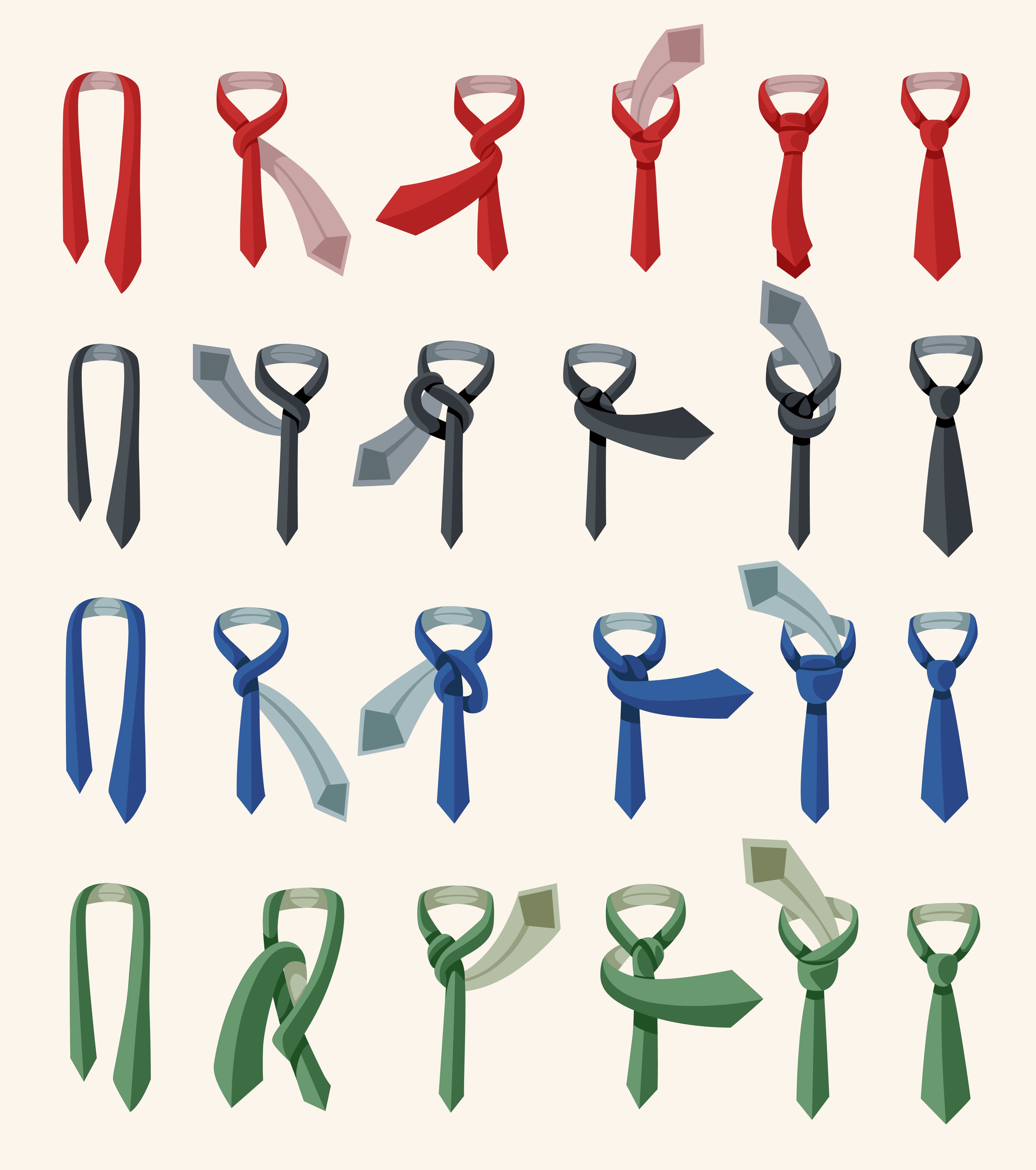 unique ways to tie a tie