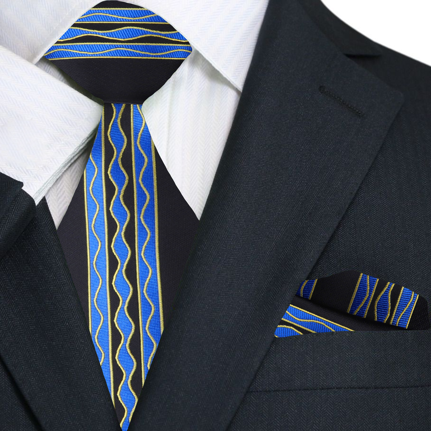 blue power tie