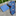 Alt View: Blue, Plum, Purple Abstract Necktie and Solid Blue Square