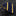 Dark Blue, Yellow Stripe Necktie