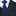 Premium Deep Blue, Grey, White Great White Shark Tie and Pocket Square