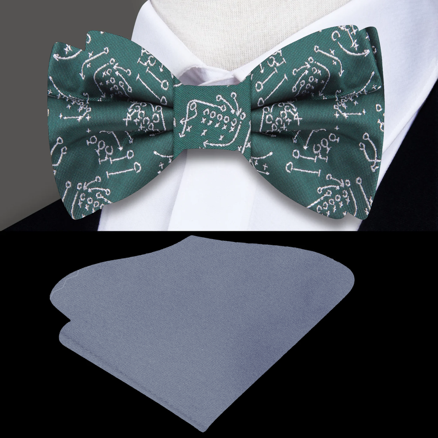 Football Plays Bow Tie