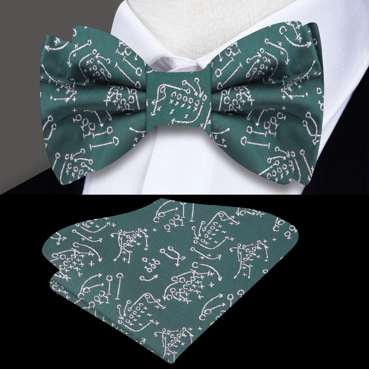 Football Plays Bow Tie
