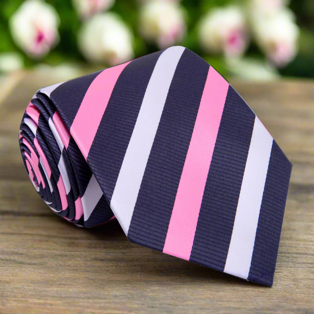 stripe necktie