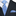 Premium Shades of Blue Wavy Lines Necktie with Matching Pocket Square