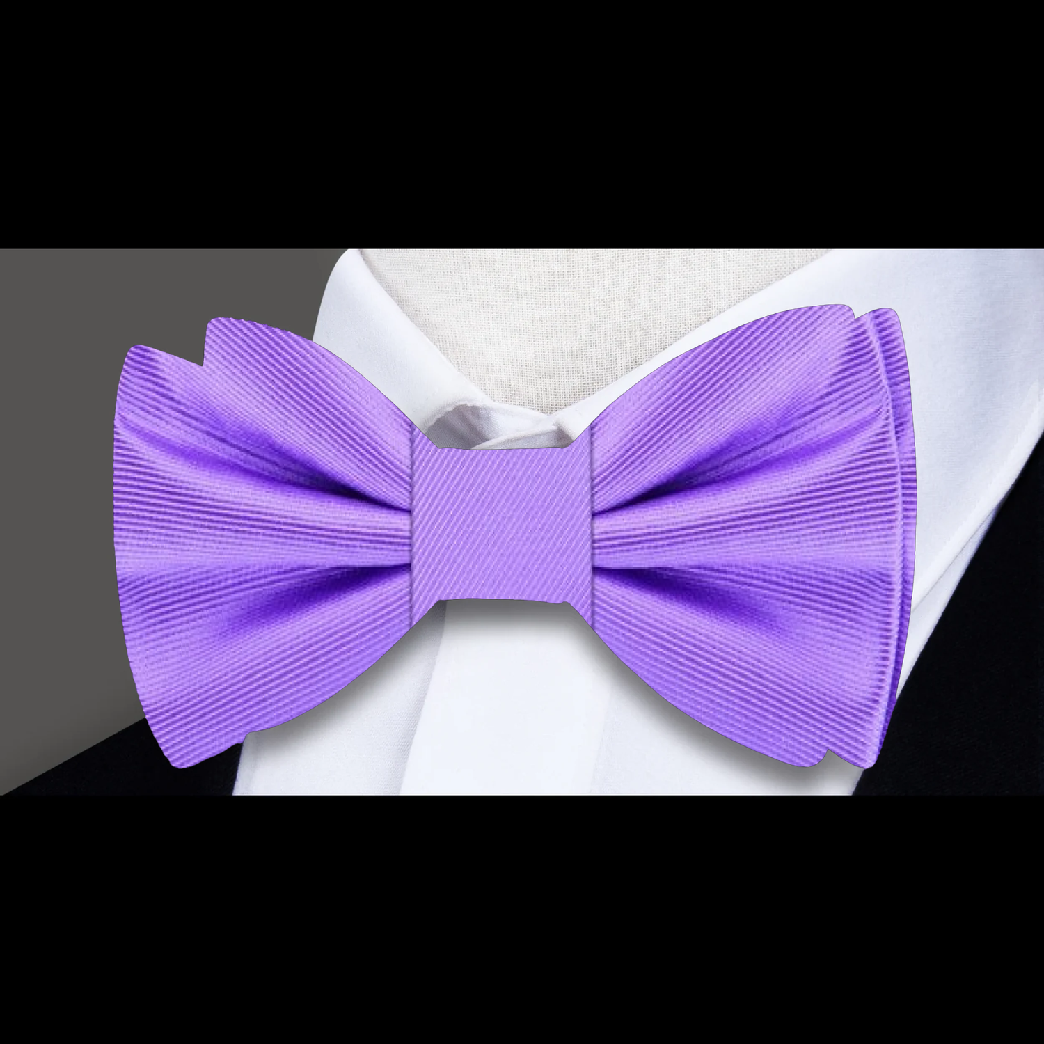 Soft Pastel Purple Bow Tie