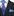 Main; Blue and Purple Plaid Tie and Blue Square