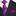 Purple, Pink, Blue Floral Tie and Square