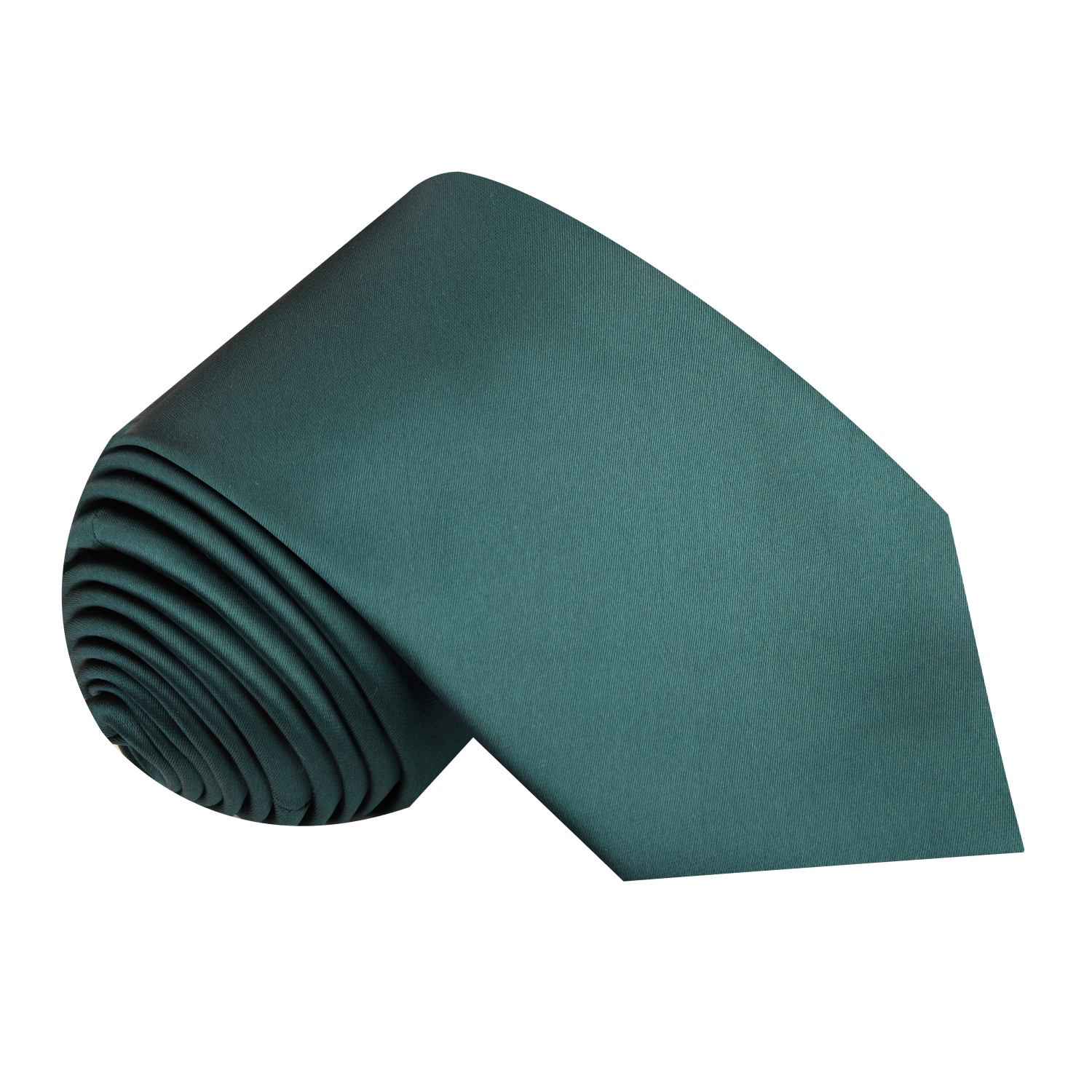 Solid Forest Green Necktie  