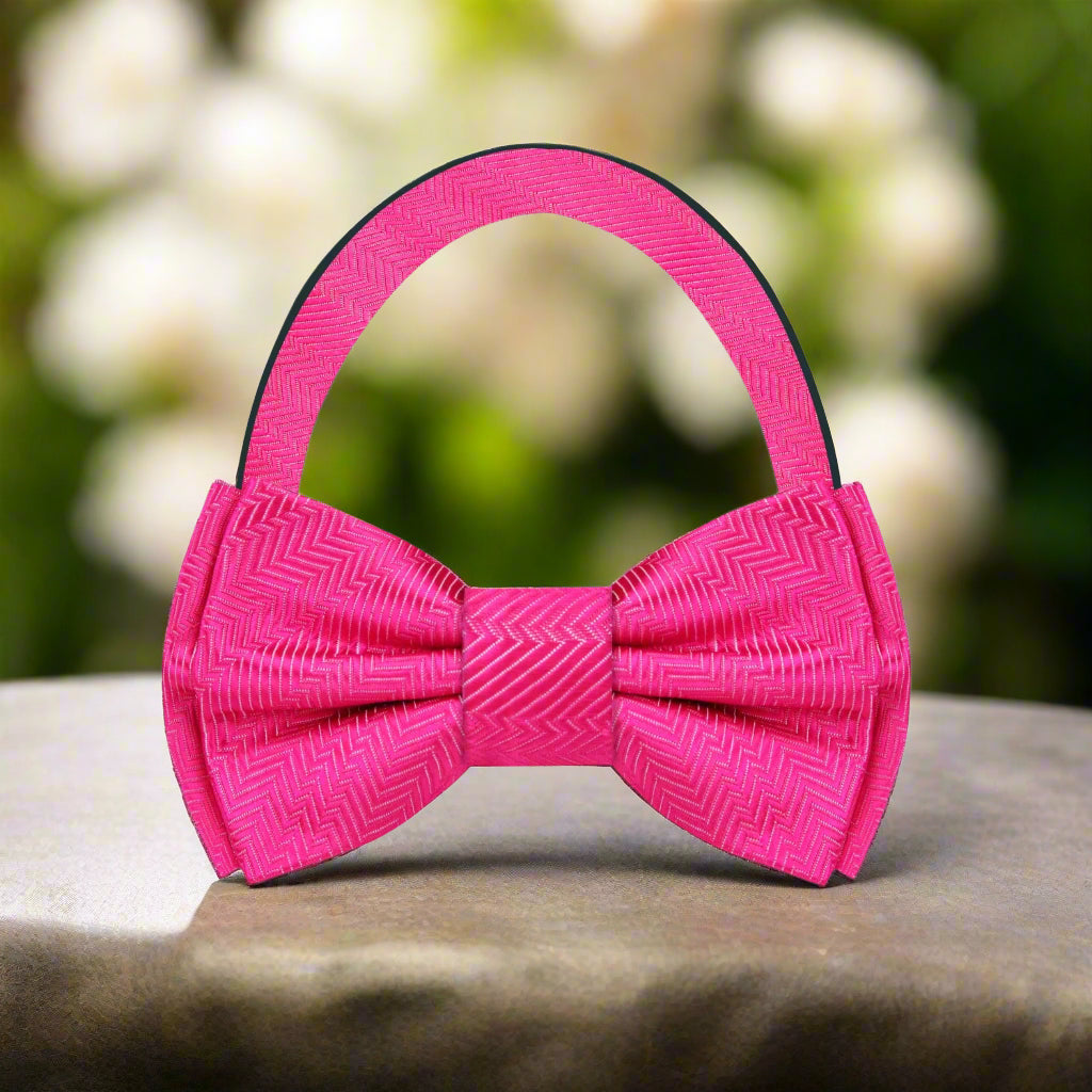 Sophisticated Gumball Pink Pre Tied Bow Tie