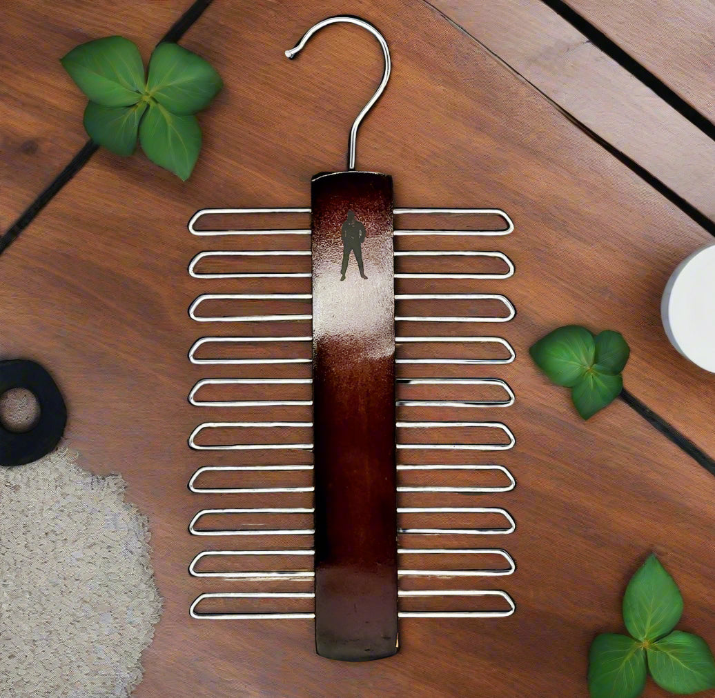 Brown Tie Organizer