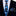 Light Blue Cactus Flower Thin Tie||Black, Light Blue