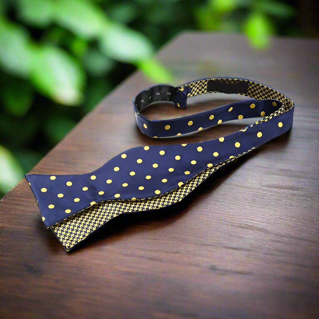 Double Sided Self-Tie Bow Tie