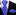 A Blue, Grey Polka Dot Pattern Necktie, Matching Pocket Square