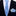Thin Tie: Shades of Blue Wavy Lines Necktie with Shades of Blue and Yellow Floral Pocket Square