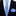 Thin View: Shades of Blue Wavy Lines Necktie with Matching Pocket Square