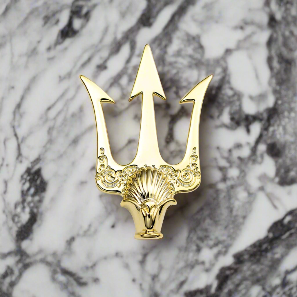 Art of The Gentleman Lapel Pin - Trident Gold