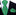 Green with Red Candy Cane Tie and Square