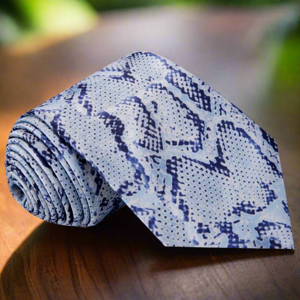 snakeskin necktie
