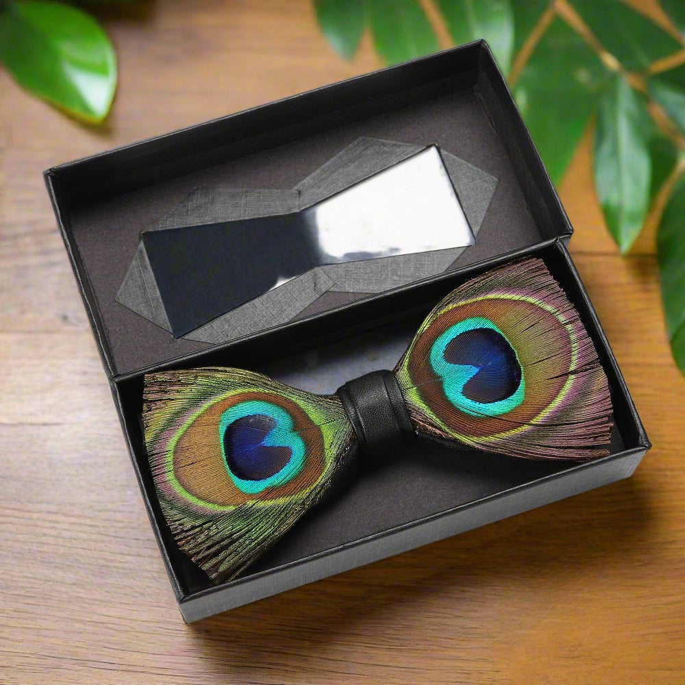 peacock bowties