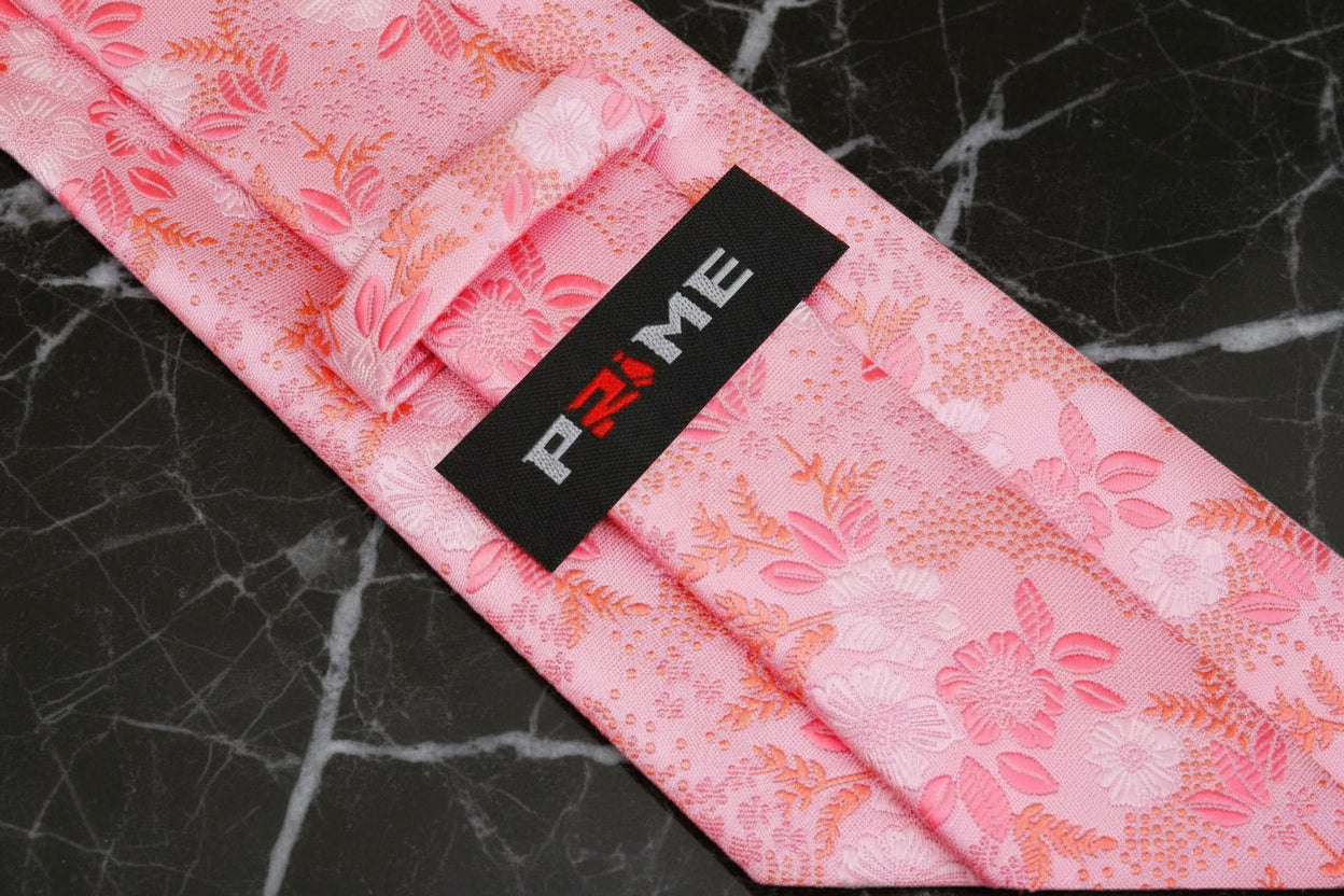 Tie Keep: Pink Floral Tie