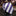 White, Purple Dapper Stripe Tie