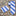 View 2: Blue and white block stripe tie and square