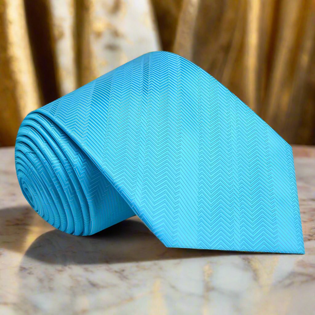 sky blue colour tie