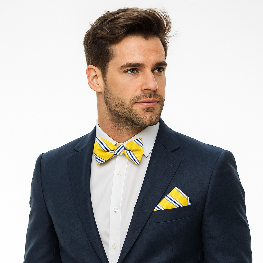 Ellingsford Stripe Bow Tie