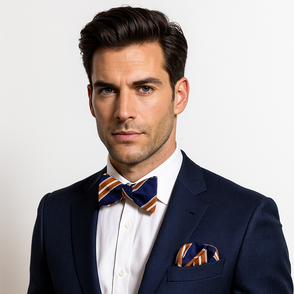 Ellingsford Stripe Bow Tie