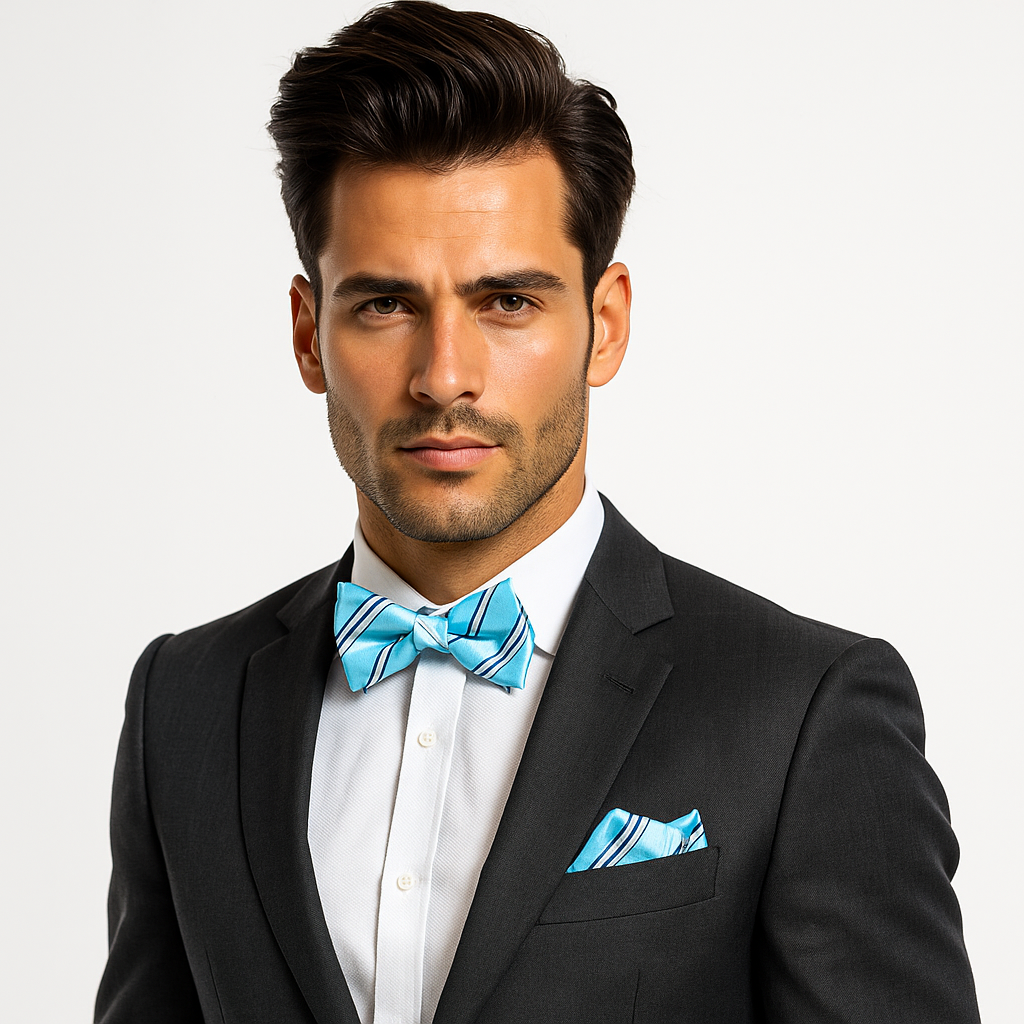Ellingsford Stripe Bow Tie