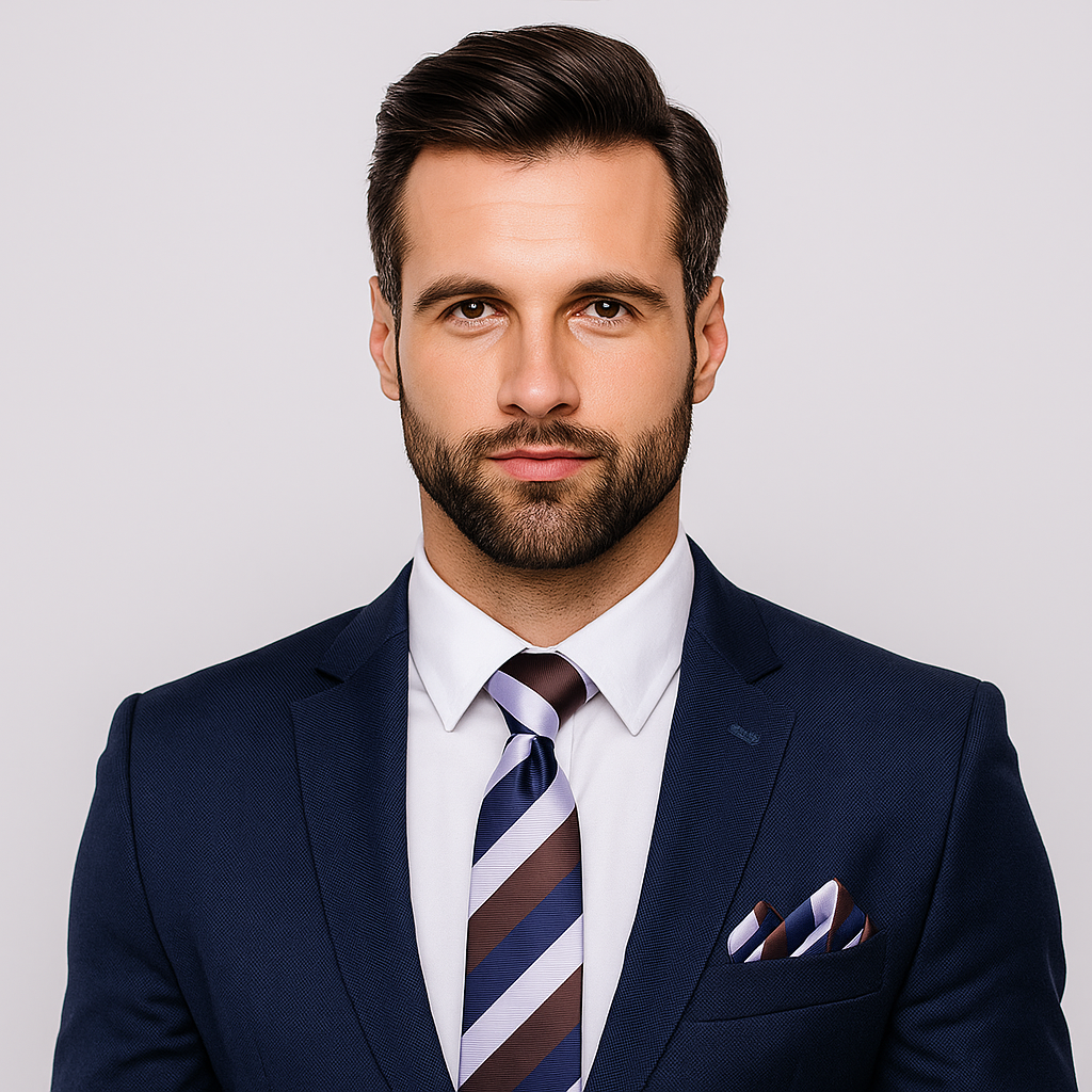 Valorcrest Stripe Necktie