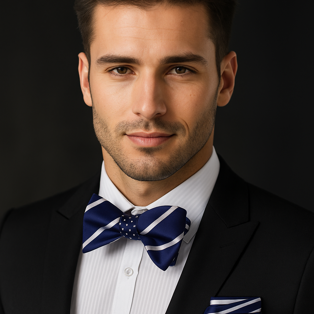 Double Sided Self-Tie Bow Tie
