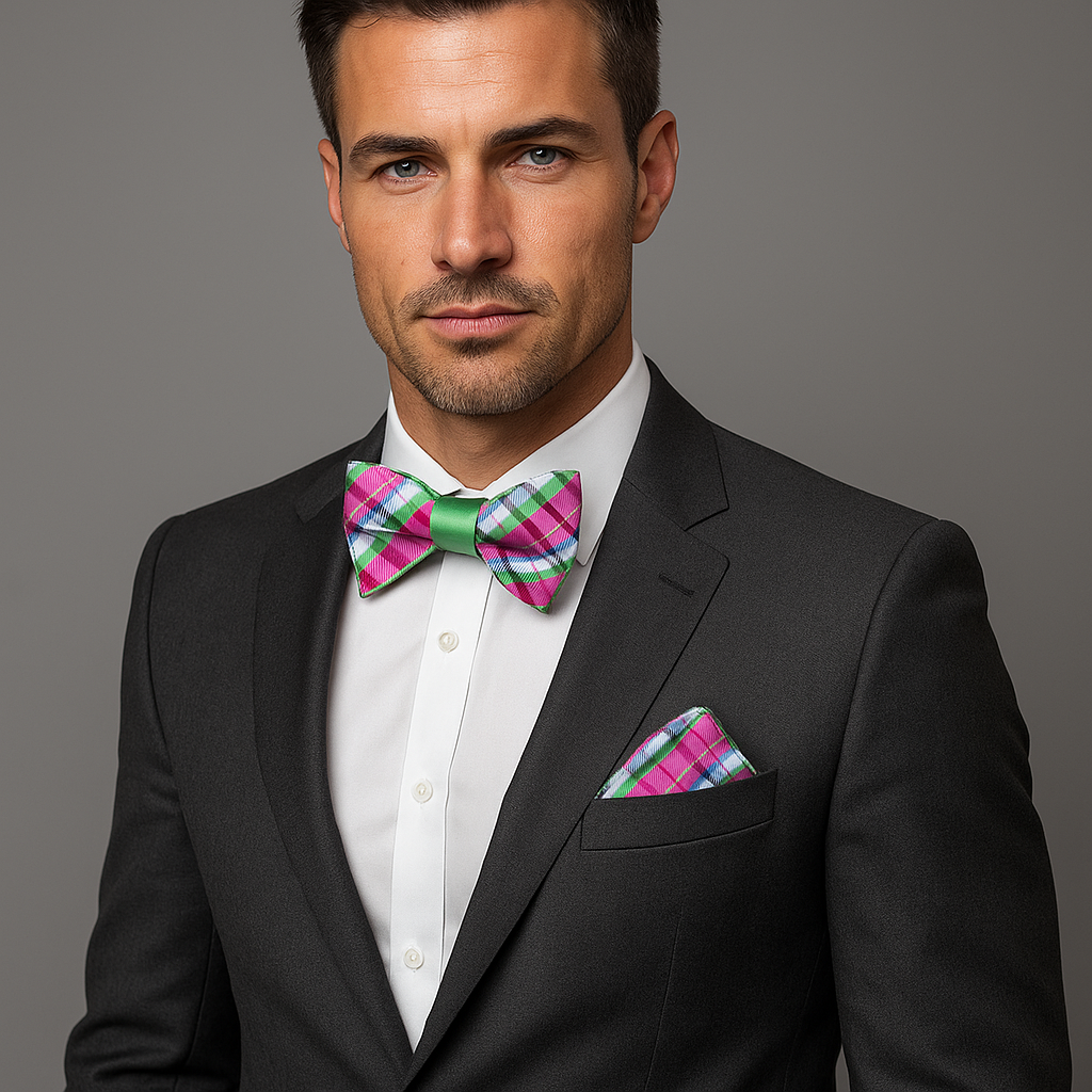 Double Sided Self-Tie Bow Tie