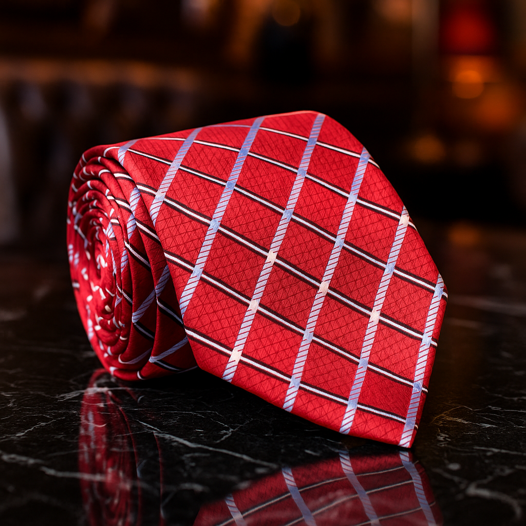 Red Diamonds Necktie