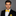 Yellow Bow Tie and Matching Square on man wearing black suit