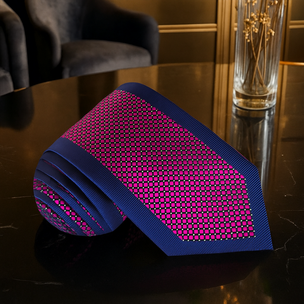 Pattern Tie Options Geometric Pattern Necktie Collection | Precision Meets Modern Elegance