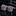 Pair of silver cufflinks with purple gemstones on a black marble surface