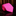 Rolled-up pink tie on a reflective surface with a dark background