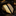 A Gold and Black Abstract Pattern Necktie  