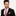man wearing white and red stripe tie and square with black suit