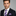 White and Purple Stripe Tie and Square on Man