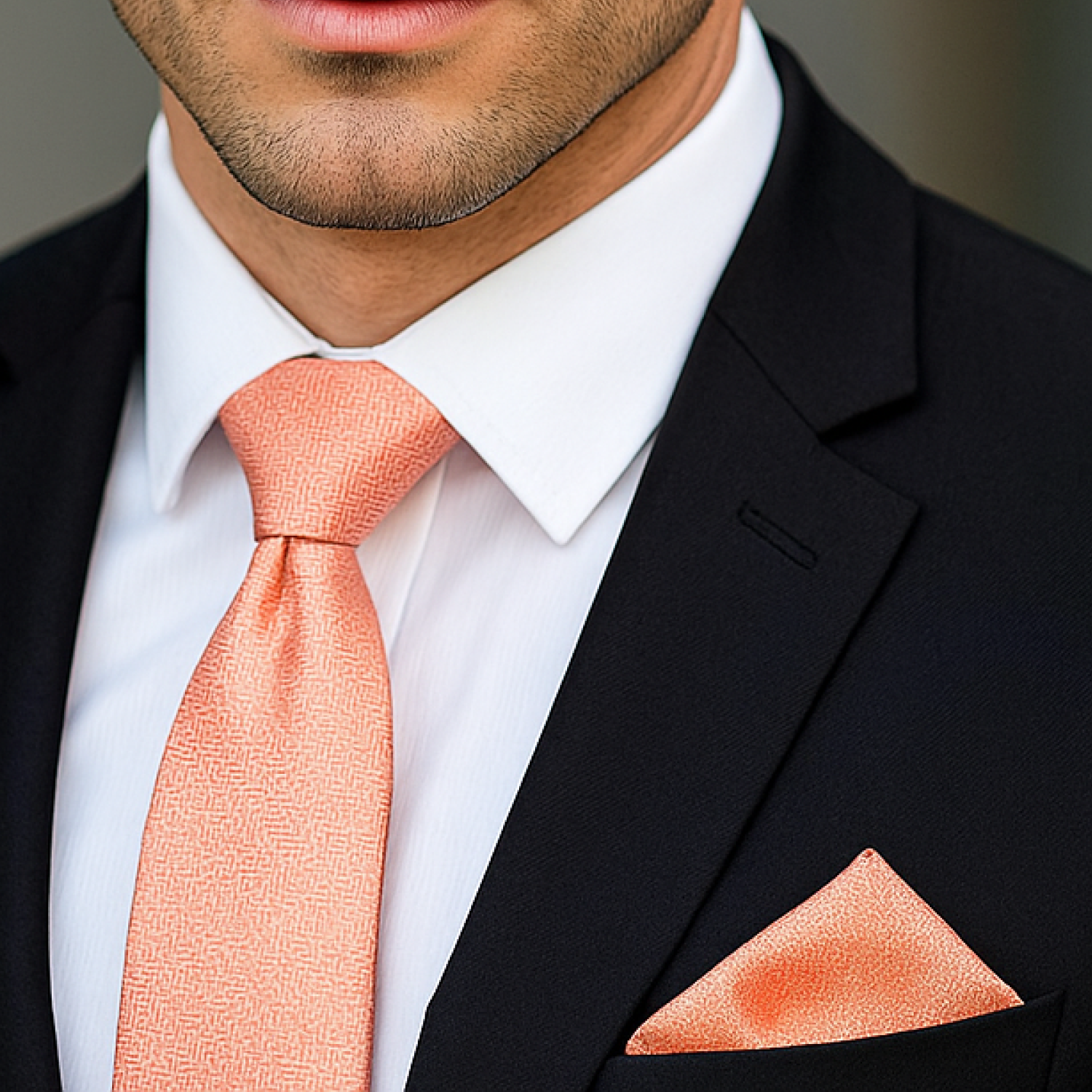 Textured Solid Necktie