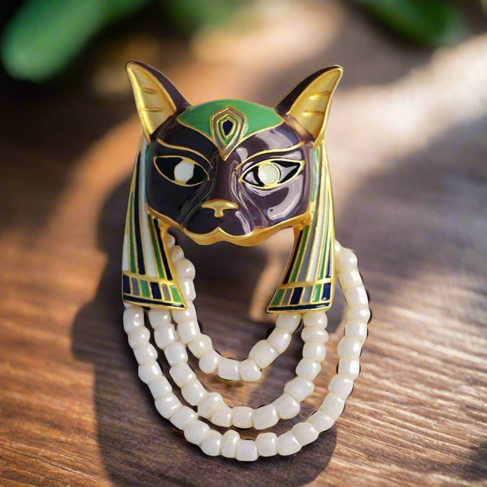 Multi Colored Anubis Lapel Pin