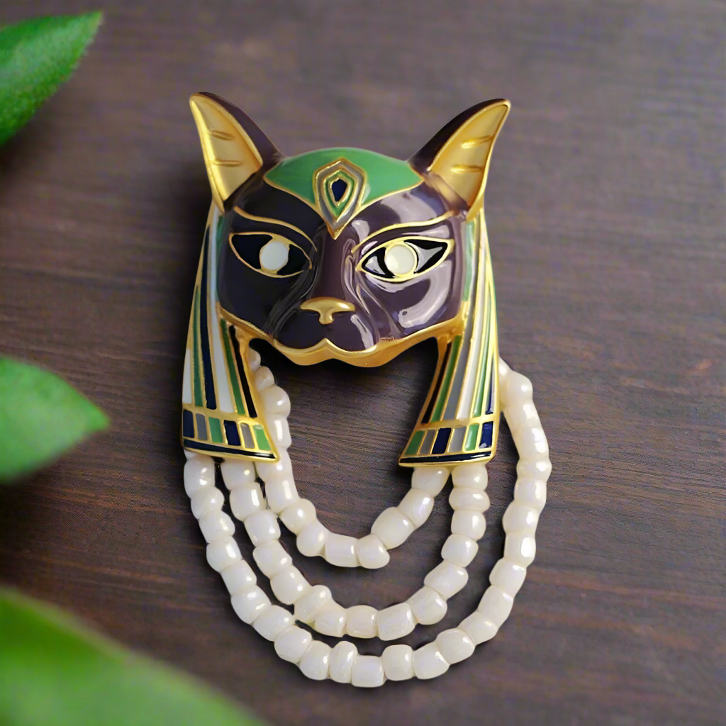 Alt Multi Colored Anubis Lapel Pin