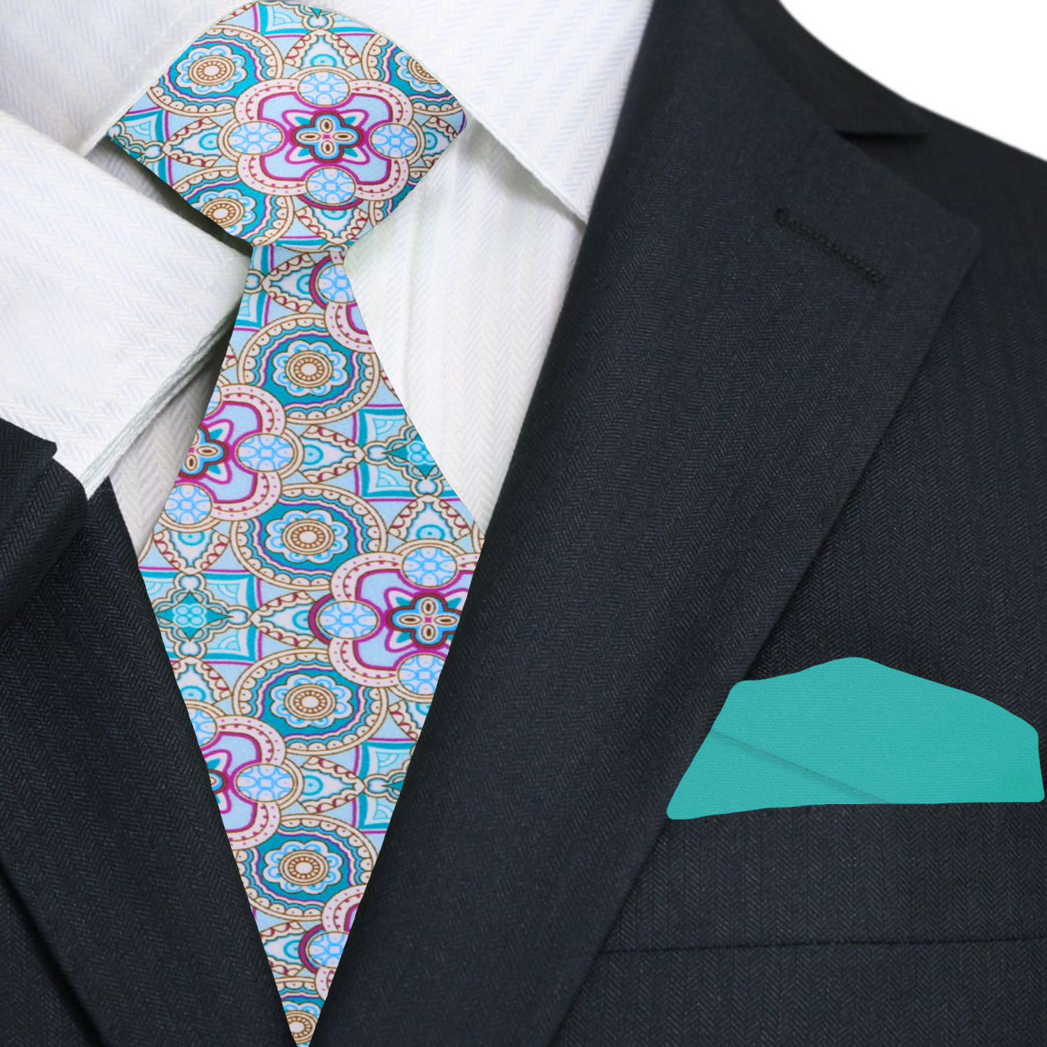 Green Geometric Tie and Green Square