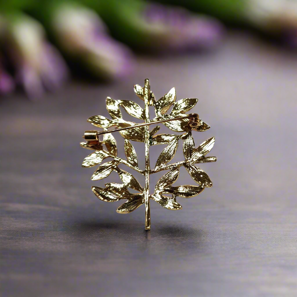 Olive Leaves Lapel Pin