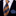 Orange, Black, Blue Plaid Silk Necktie with Accenting Blue Square