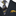 Main Gold Black Tie and Accenting Square