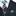Main: A Black, Green, White Plaid Pattern Necktie With Matching Pocket Square||Green, Black, White